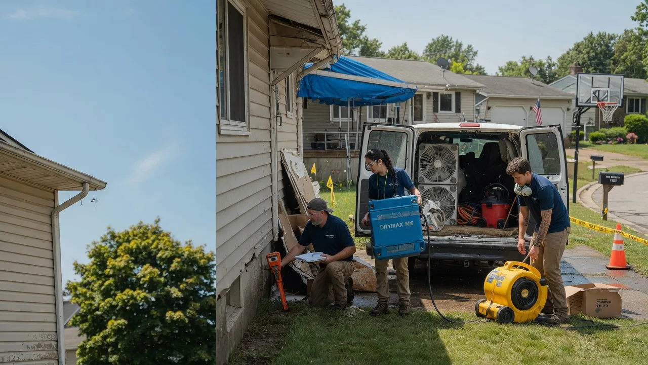 Ceiling Leak Cleanup in Loganton, PA near me