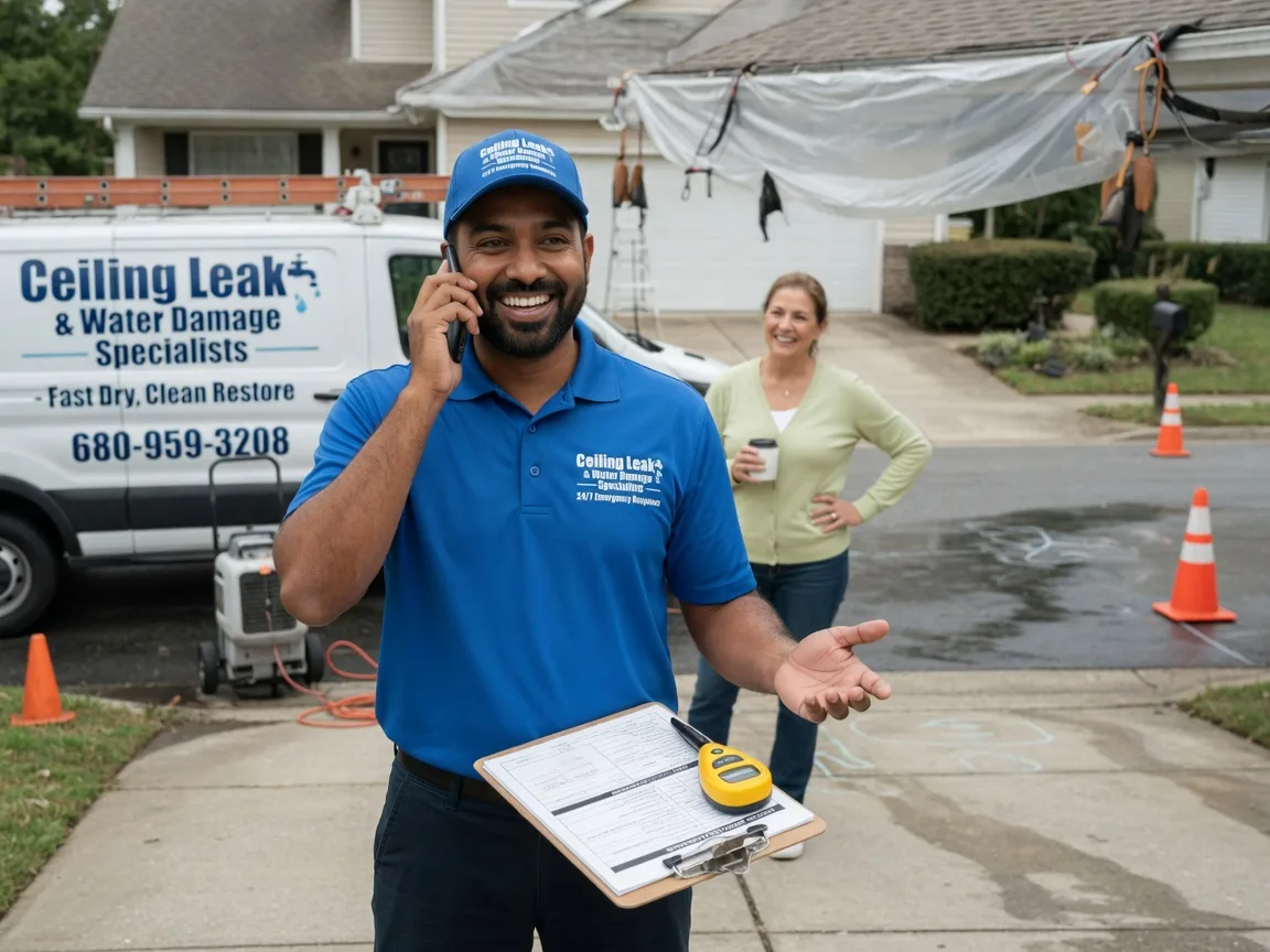 Ceiling Leak Cleanup Loganton, PA FAQs